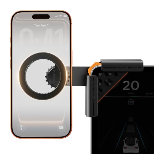 Lamicall for Tesla Phone Mount - [Strongest N55 Magnet] for Tesla Model 3 Y Juniper Accessories, Ultra Stable for Magsafe Car Mount, Magnetic Phone Holder Compatible with iPhone 17 16 15 14 13 Pro Max