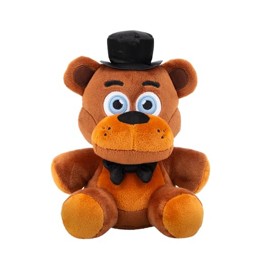 Five Nights at Freddy’s Peluche Classic Freddy - Peluche de 20 cm dans Un matériau Doux et avec des Yeux phosphorescents
