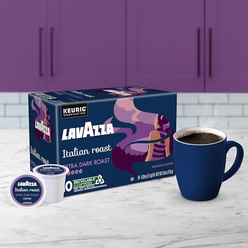 Lavazza Italian Roast, Keurig Single Serve K-Cup Pods, 60ct (6 Packs of 10) - image 8