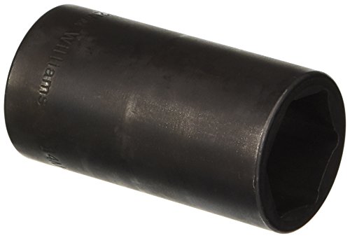 Williams JHW14M-632 SUPERTROQUE 1/2-Inch Drive Deep Impact 6 Point Socket 32mm Size, Black Industrial Finish, Designed for Maximum Engagement on 6-Point Fasteners