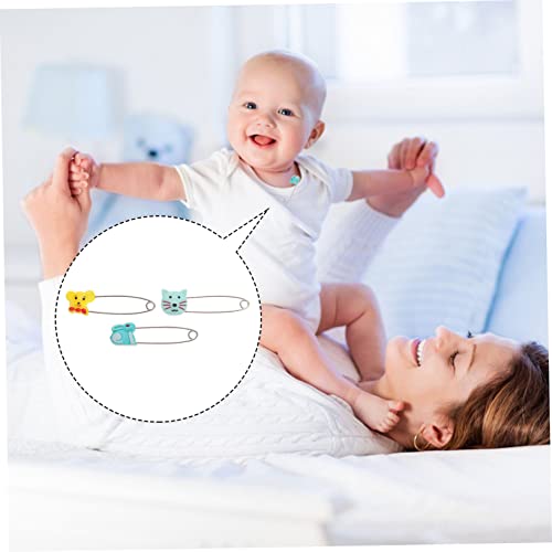 Toyvian 10stücke Cartoon-anstecknadeln Mit U-förmigem Verschluss Cartoon-schnallen Sicherheitsnadeln Material Für Stoffwindeln Bastelarbeiten Einladungen Zur Babyparty Und Spiele
