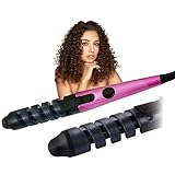 TEMPO DI SALDI Piastra Arricciacapelli in Ceramica Professionale, Max 190°C, Piastra Onde per Capelli Acconciatura effetto Beach Waves Veloce e Duratura