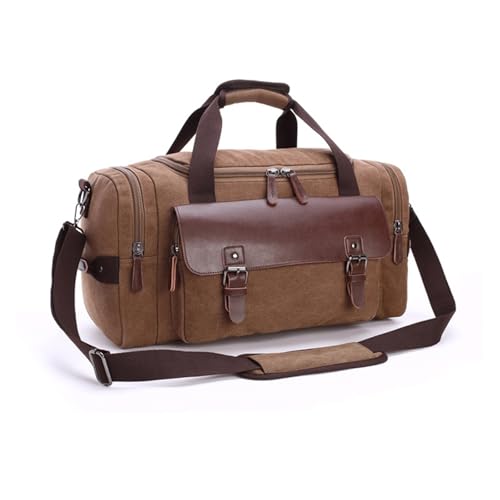 Leather Briefcase for Men Vintage Travel Bag Single Shoulder Crossbody Luggage Bags2