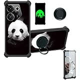 Aroepurt Cover per Tecno Camon 20 Premier 5G Custodia Comaptibile con Tecno Camon 20 Premier 5G Case Custodia [ con 9H HD Vetro Temperato] Cover Supporto PC + Silicone YGH-HBX