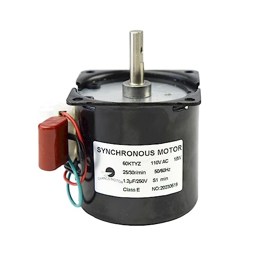 CHANCS Permanent Magnet Synchronous Gearbox Motor 60KTYZ 110V 25-30RPM CW/CCW Synchronous Reduction Motor