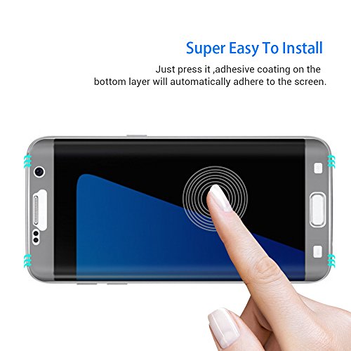 S7 Edge Privacy Vetro Temperato, Vispow 3D