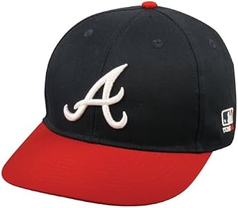 2013 Youth FLAT BRIM Atlanta Braves Home Blue/Red Hat Cap MLB Adjustable