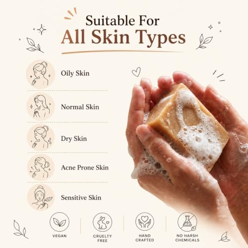 Image of Rustic Art Sandal Soap (100 g (Pack of 2)) | Skin Brightening, Tan Removal | Organic, Natural