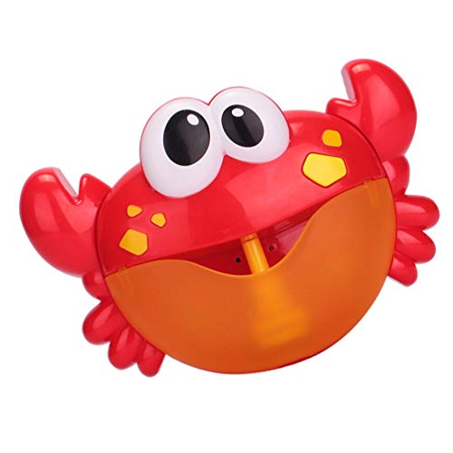 NUOBESTY Máquina automática de bolha de caranguejo com música animal soprador de bolhas brinquedo in
