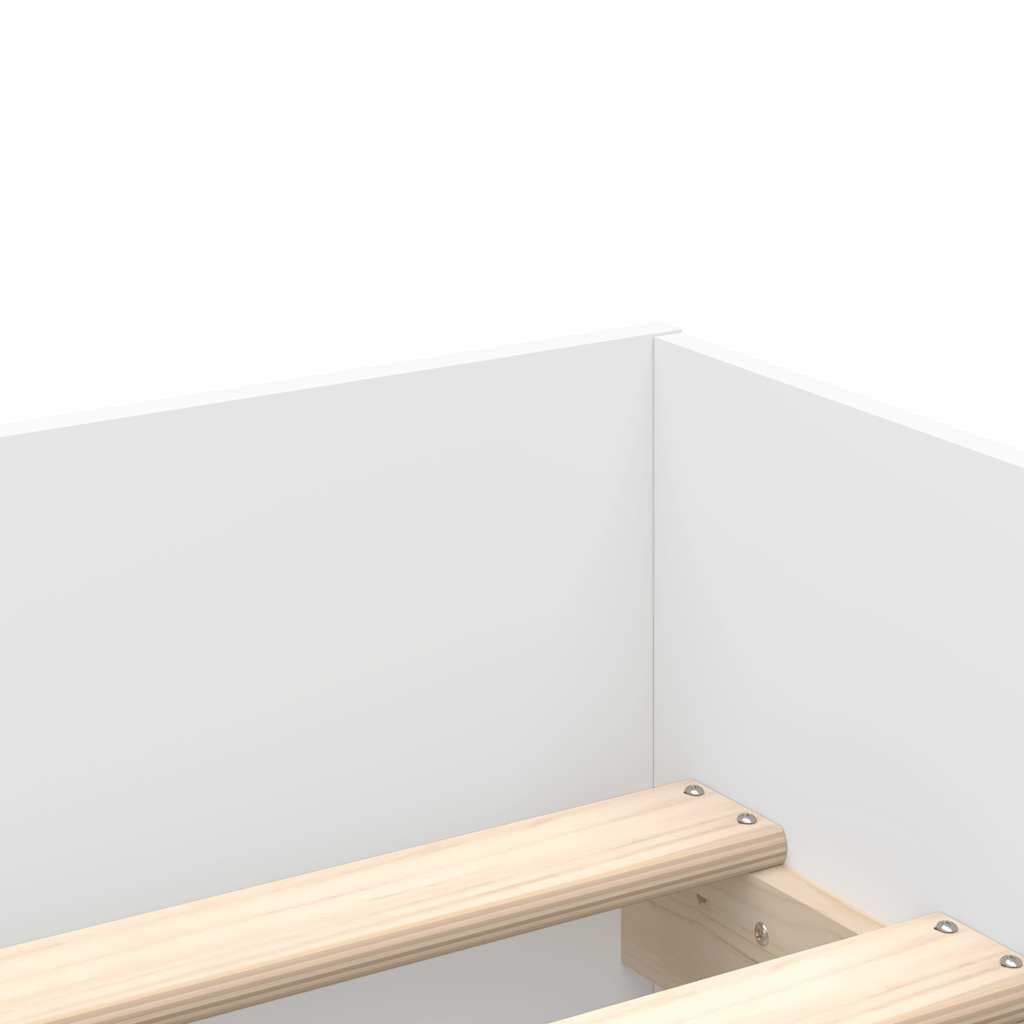 vidaXL Estructura de Cama con cajones Blanco 90x190 cm