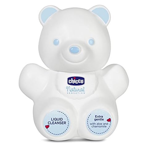 Chicco Natural Sensation - Gel de baño Oso Cover