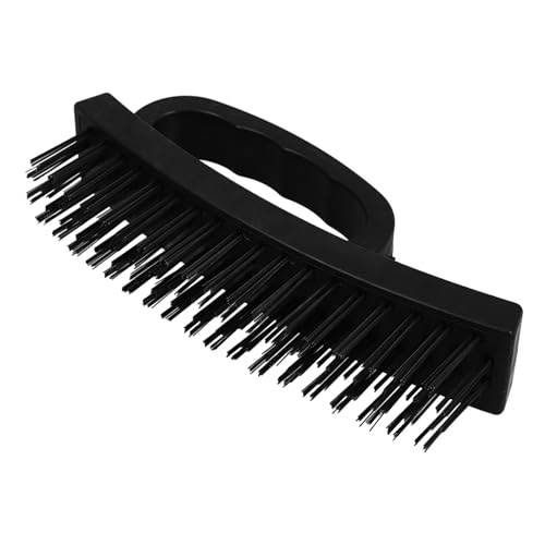 POPETPOP Steel Wire Brush for Rust Removal Versatile Cleaning Tool for Industrial and Household Use Ergonomic Handle Design Even Bristle Distribution for Debris Removal