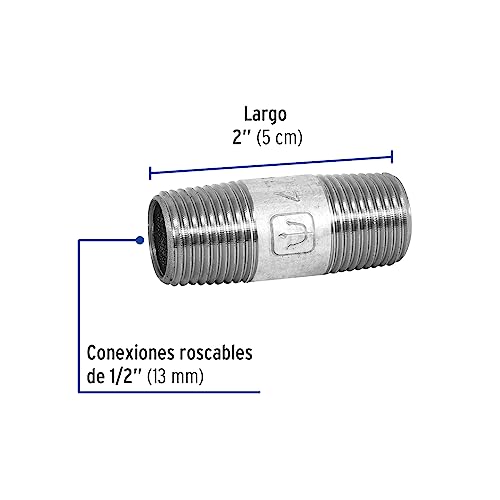 Niple galvanizado 2 pulgadas 5 Imagen adicional