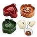 ni Per Mini Pasticcini - 3 Pezzi Antiaderenti Con Rilascio Facile,Stampo Comodo per Mini Pie,Per Biscotti Natale Halloween Autunno Forniture Carne Fritto Casa immagine