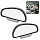 2pcs Auto Toter Winkelspiegel 360 Grad Außenspiegel， Universal Blindspiegel für PKW, LKW, SUV, Fahrschulspiegel, Sicherheitszubehör in Schwarz