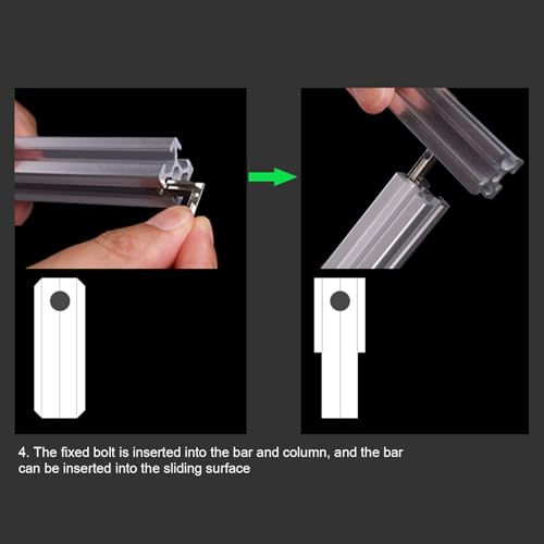 Suporte de lâmpada para répteis ajustável, liga de alumínio, suporte de lâmpada suspensa para tanque