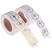 BLOUR Étiquettes Rondes en Feuille d'or ou d'argent Autocollants de Croix chrétienne Religieuse pour Le baptême Communion Occassions chrétiennes étanchéité