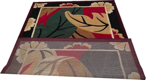 Image of Soft Thick Geometric Acrylic Washable Anti Skid Carpet. for Living Room Bedroom. Hall Size 5 x 7 feet (150X210 Cm) Multi D41