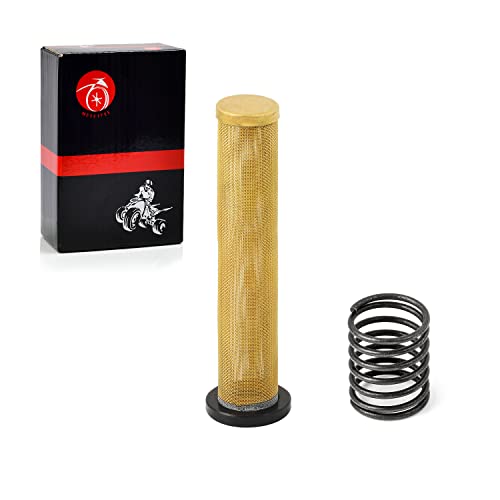 Tela de filtro de óleo e tampa de filtro de óleo e mola para Kawasaki 1985-2006 Vulcan 700 750 800 V