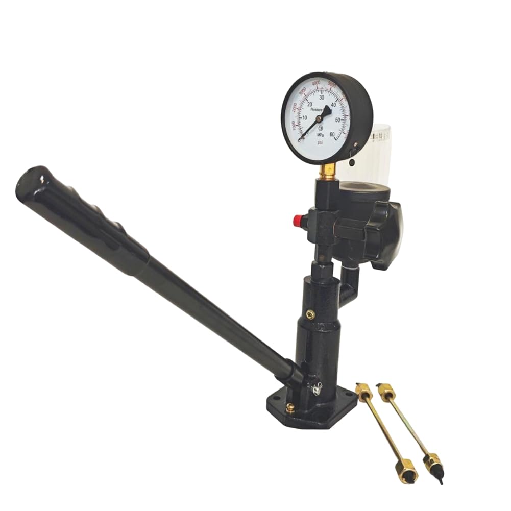 Jnchdghwa As Shown Ps400a Injector Nozzle Tester Oil Pump Injector Nozzle Checker 0-60Mpa Pressure Tester Common Rail Injector Test Calibrator