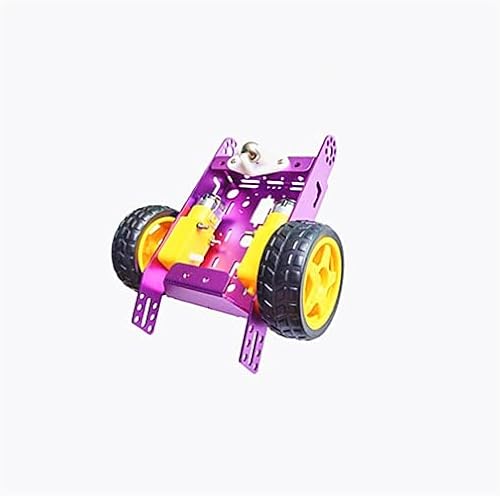 Miniatura 5 de Coche de aleación de aluminio Robot inteligente Chasis de aleación de coche 2 ruedas coche DIY nuevo 1 * 2WD coche de aluminio nuevo juguete
