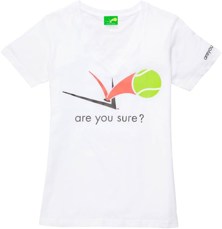 are you sure? Women's Tennis V-Neck T-Shirt
