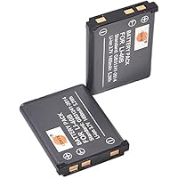 DSTE 2PCS LI-40B LI-42B Batería Compatible con Olympus FE-230,