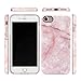 GOLINK iPhone 7 Case/iPhone 8/SE 2 Case, Pink Marble Girls Slim-Fit Anti-Scratch Shock Proof Anti-Finger Print Flexible TPU Gel Case for iPhone 7/iPhone 8 - Pink Marble