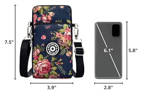 Image of BIAOTIE Lightweight Small Crossbody bags Cell Phone Purses Travel Pouch Shoulder Bag for Women | Lightweight