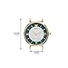 Emporio Armani Women's Two-Hand Green Leather Watch (Model: AR11403)