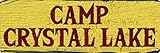 ZMKDLL Camp Crystal Lake Slim Tin Sign Wall Decor 16