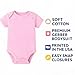 Brain Juice Tees I Am No Man Girls Bodysuit – Girl Empowerment Onesie – Fantasy Infant Bodysuit for Girls (Pink, 3-6 Month)