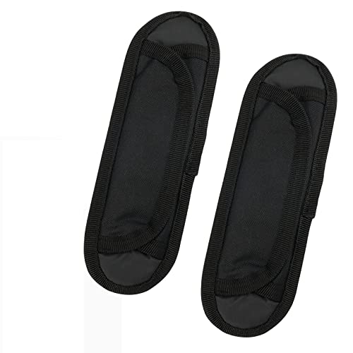 2 Stück Schulterpolster Rucksack, Schulter Pad Ersatz für Taschen, Schultergurt Polster Taschengurt Polster Taschengurt Rucksack für Taschen, Kameras, Gitarrengurte und mehr (Schwarz ) Cover