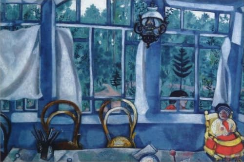 Marc Chagall Paysage affiche couleur pour sublimer la décoration murale de votre salon moderne