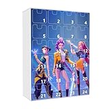 クリスマスカウントダウンカレンダー キーホルダー KPOPガールズ! デーモン・ハンターズ キーチェーン 24個セット アクセサリー 萌えグッズ