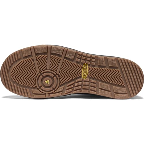KEEN Utility Men's Kenton Mid Top Composite Toe Breathable Work Sneakers Black/Gum