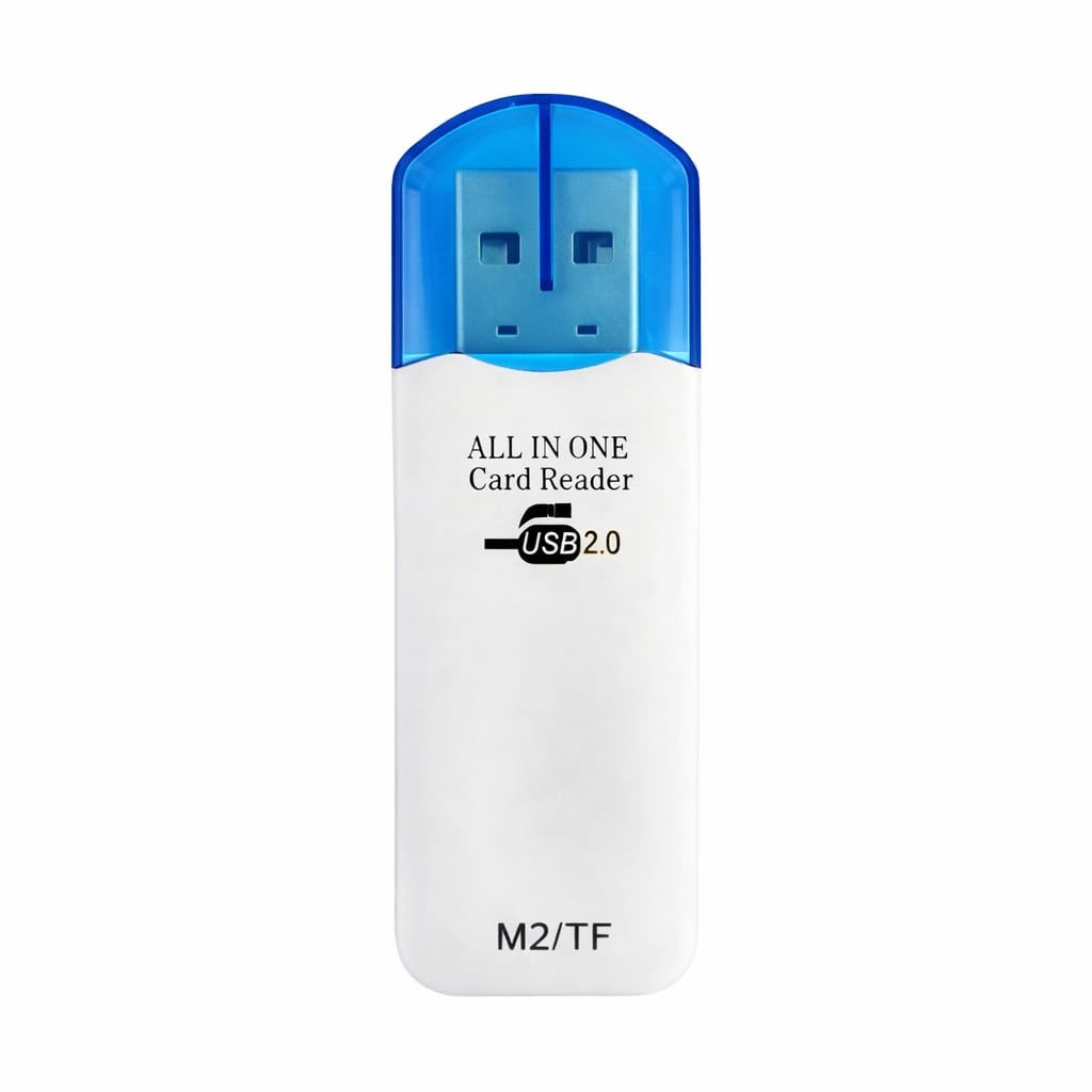 Kelso® 4-in-1 USB 2.0 Multi Card Reader | Supports SD, Micro SD (TF), MMC & Memory Stick | Plug & Play | for Laptop, PC, TV & Car Audio | Multicolour-picture-24