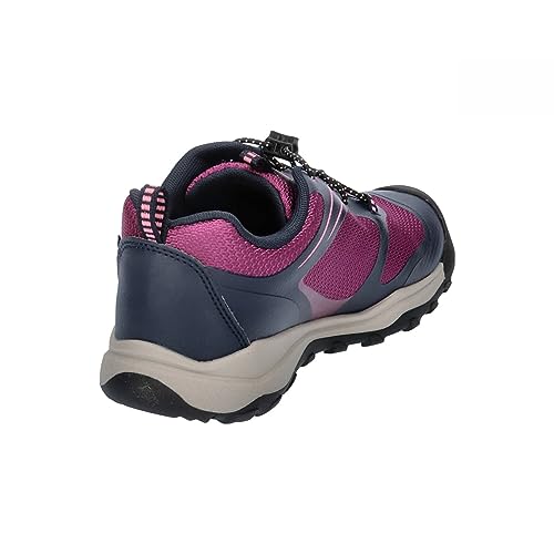 KEEN Unisex-Child Wanduro Low Height Waterproof Easy On Durable Hiking Sneakers, Sky Captain/Charisma, 10