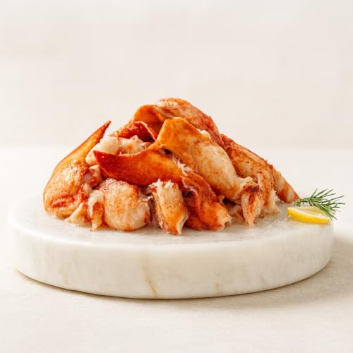 image for OCEANZEN Premium Maine Lobster Meat, 2 LB Pack – Wild-Caught Knuckle