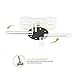 Kanto P101W Universal Projector Ceiling Mount | Solid Steel Construction | Easy to Install | White