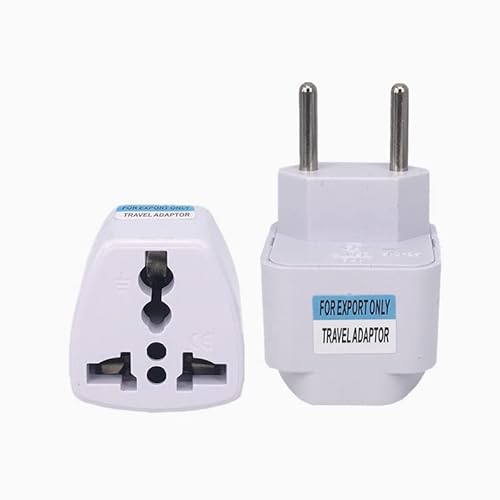 Adaptateur Prise Anglaise vers France Travel Adapter Adaptateur Universel Prise Électrique Adaptateur de Prise International 250V, 10a, Convertisseur Electrique, 1 pièce [Multipays] Cover