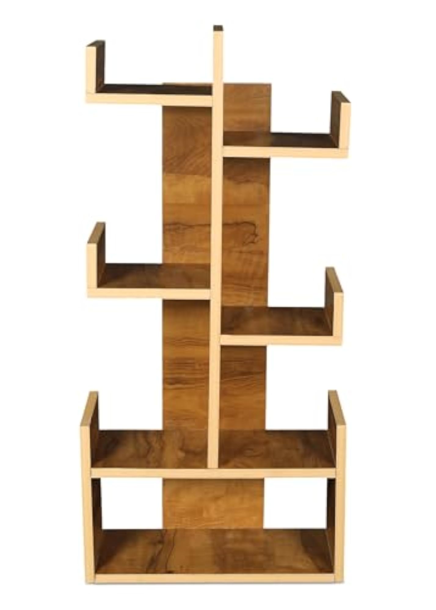 Engineered Wood Bookshelf Multipurpose Home Decor Storage Rack