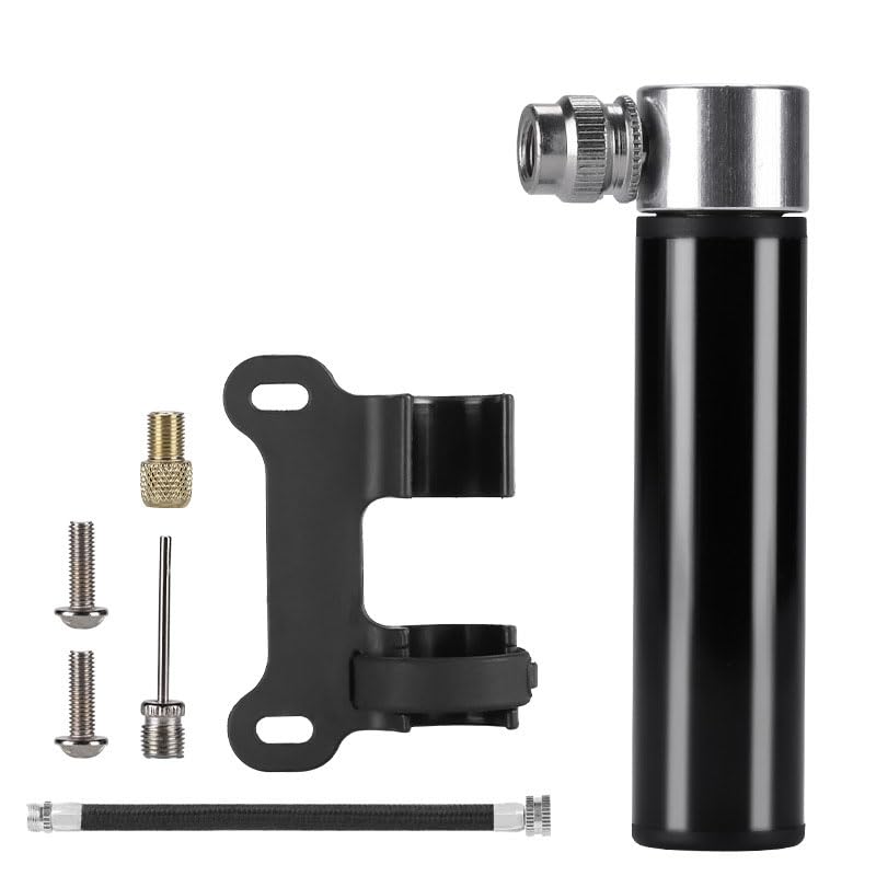 Mini Bike Pump for Trek FX+ Trek FX2 Trek FX3 Trek KRX Trek L500, 120PSI Mini Hand Pump Portable Bicycle Pump Presta Schrader Valve Universal Bike air Pump for Common Valve