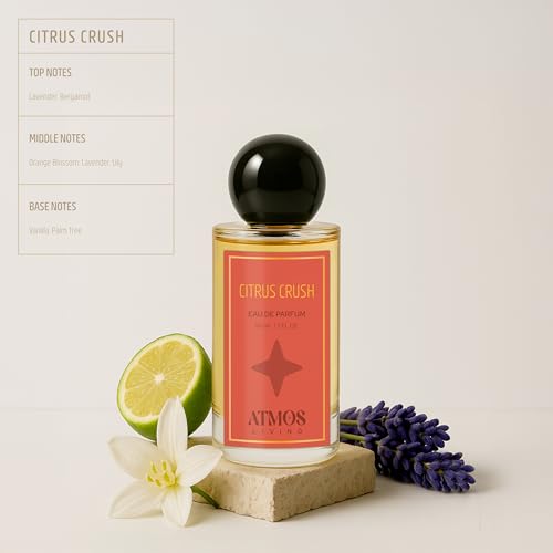 Image of Citrus Crush EDP | Fresh Lavender, Bergamot, Vanilla Perfume | Long-Lasting Unisex Fragrance | Luxury Citrus Floral Scent - 50ml