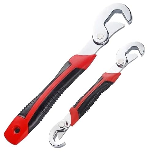TRgqify-KM Multifunctional Double Open-end Wrench, Stainless Steel Double-Ended Wrench Easy to Operate Save for Daily Life Construction Industry Automotive Repair and DIY Projects and Other Uses
