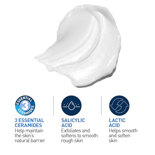 Image of CeraVe SA Smoothing Cream | Exfoliating and Skin Smoothing Cream for Rough, Dry & Bumpy Skin with Salicylic Acid & Ceramides | Dermatologist Recommended, 177ml
