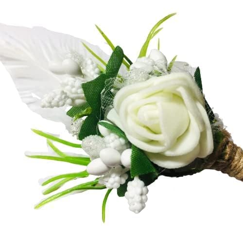MR JHA CREATIONS Unique and Attractive Brooch Unisex Flower Unique Design White Color Jewellery Brooch For Men and Women (B0CMXQMSZ3) Amazon Price History, Amazon Price Tracker