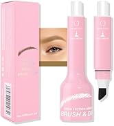 HHLTOH Brow Fection Angled Tip Press & Dip Eyebrow Pen – Waterproof Liquid Eyebrow Brush for Natu...