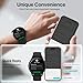 DIVElink Smart Watch, HD Smartwatch for Men Women (Answer/Make Calls), Fitness Watch with 100+ Sport Modes, IP68 Waterproof/Heart Rate/Sleep Monitor, Activity Trackers for iOS/Android