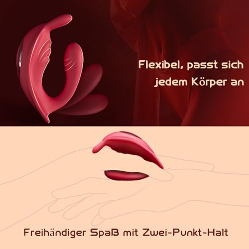 Sex Spielzeug für die Paare Frau Männer, Mini G Punkt Vibration für Frauen, Vibratorensets für Frauen Klitoris mit Fernbedienung Leise, Vibrator App, BDSM Erotisches Sexspielzeug Sexmaschine Spiele